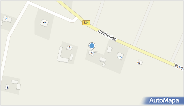 Bocheniec, Bocheniec, 63, mapa Bocheniec