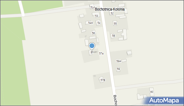 Bochotnica-Kolonia, Bochotnica-Kolonia, 57, mapa Bochotnica-Kolonia
