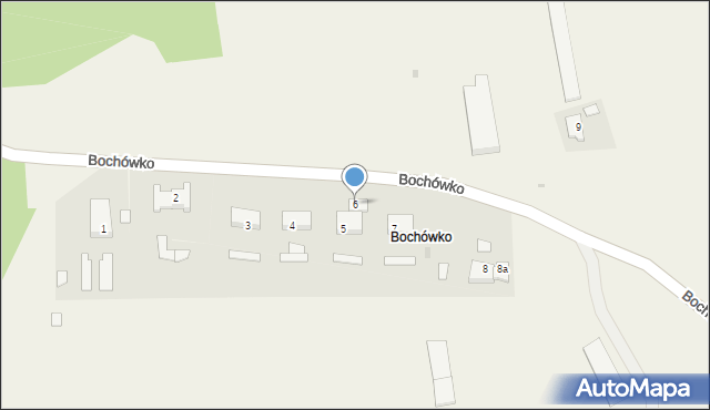 Bochówko, Bochówko, 6, mapa Bochówko