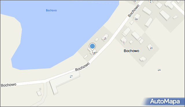 Bochowo, Bochowo, 16/1, mapa Bochowo