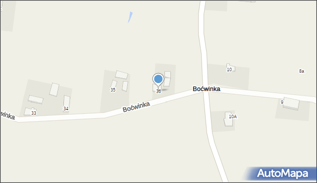 Boćwinka, Boćwinka, 36, mapa Boćwinka