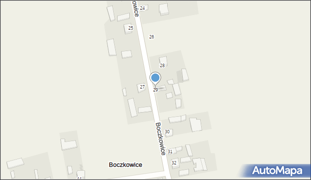 Boczkowice, Boczkowice, 29, mapa Boczkowice