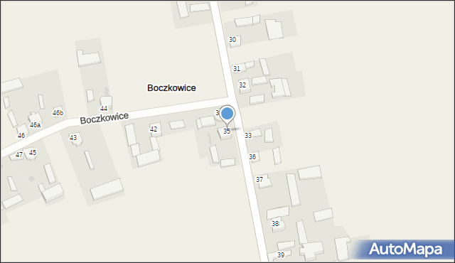 Boczkowice, Boczkowice, 35, mapa Boczkowice