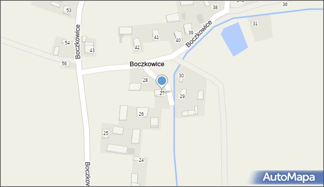 Boczkowice, Boczkowice, 27, mapa Boczkowice