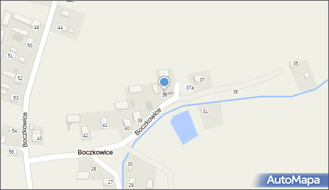 Boczkowice, Boczkowice, 38, mapa Boczkowice
