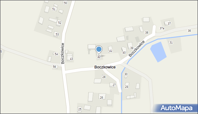 Boczkowice, Boczkowice, 42, mapa Boczkowice