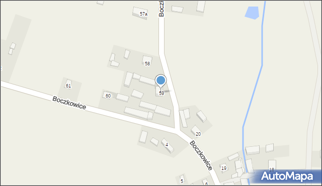 Boczkowice, Boczkowice, 59, mapa Boczkowice
