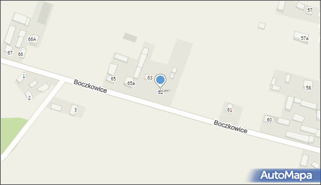 Boczkowice, Boczkowice, 62, mapa Boczkowice
