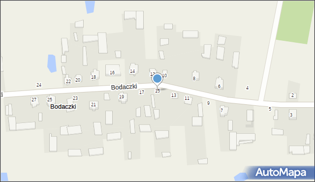 Bodaczki, Bodaczki, 15, mapa Bodaczki