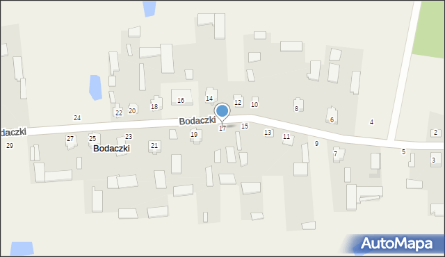 Bodaczki, Bodaczki, 17, mapa Bodaczki