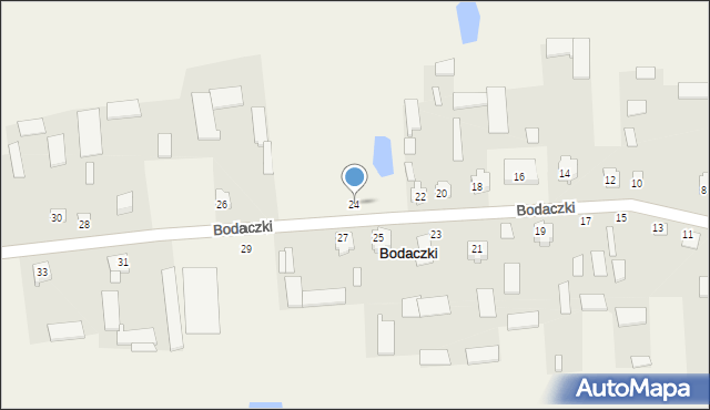 Bodaczki, Bodaczki, 24, mapa Bodaczki