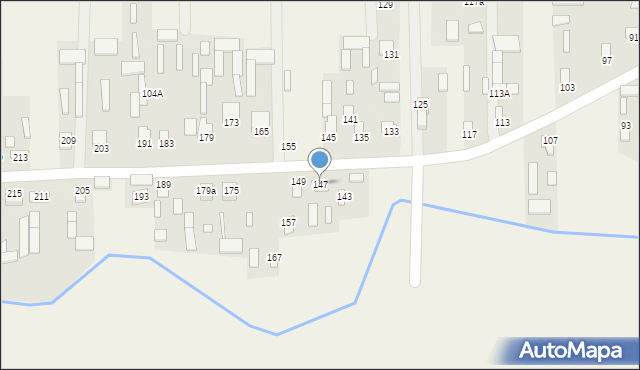 Bodaczów, Bodaczów, 147, mapa Bodaczów