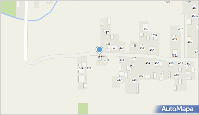 Bodaczów, Bodaczów, 435, mapa Bodaczów