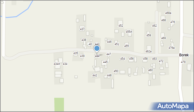 Bodaczów, Bodaczów, 444, mapa Bodaczów