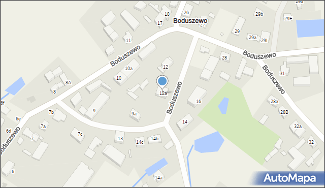 Boduszewo, Boduszewo, 12a, mapa Boduszewo