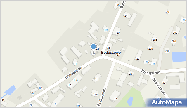 Boduszewo, Boduszewo, 17, mapa Boduszewo