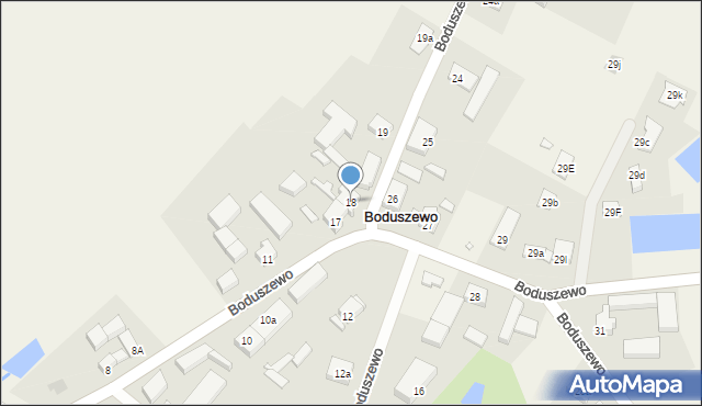 Boduszewo, Boduszewo, 18, mapa Boduszewo