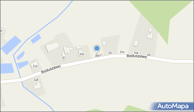 Boduszewo, Boduszewo, 30b, mapa Boduszewo