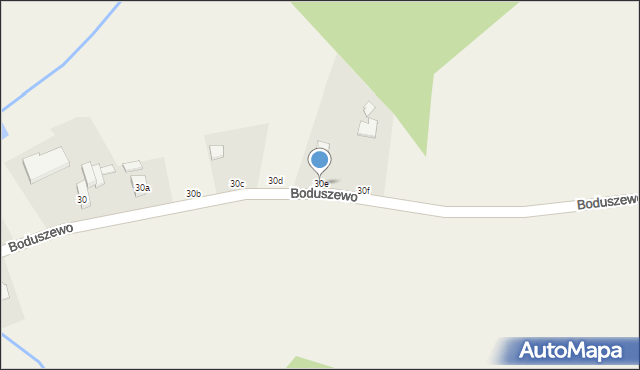 Boduszewo, Boduszewo, 30e, mapa Boduszewo