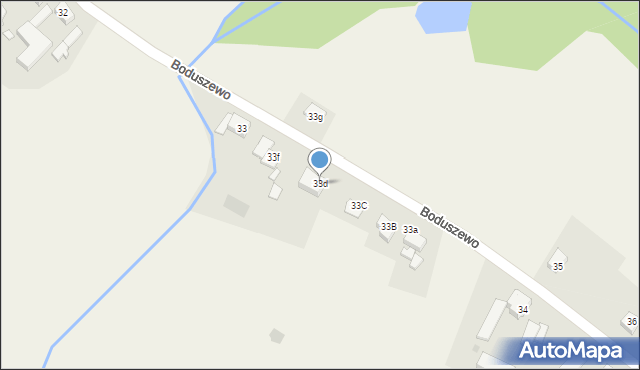 Boduszewo, Boduszewo, 33d, mapa Boduszewo