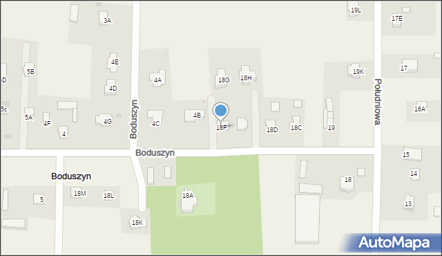 Boduszyn, Boduszyn, 18F, mapa Boduszyn