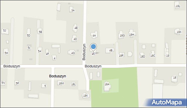 Boduszyn, Boduszyn, 4C, mapa Boduszyn