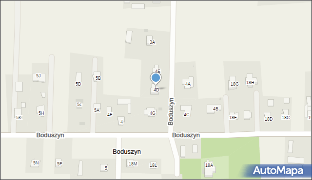 Boduszyn, Boduszyn, 4D, mapa Boduszyn