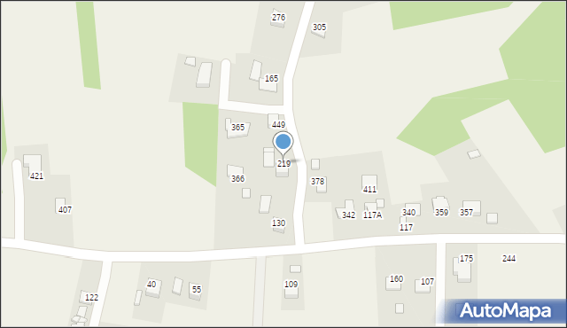 Bodzanów, Bodzanów, 219, mapa Bodzanów