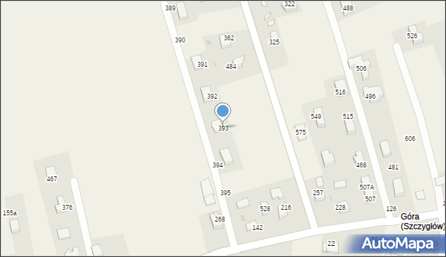 Bodzanów, Bodzanów, 393, mapa Bodzanów