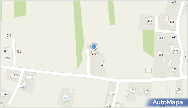 Bodzanów, Bodzanów, 421, mapa Bodzanów