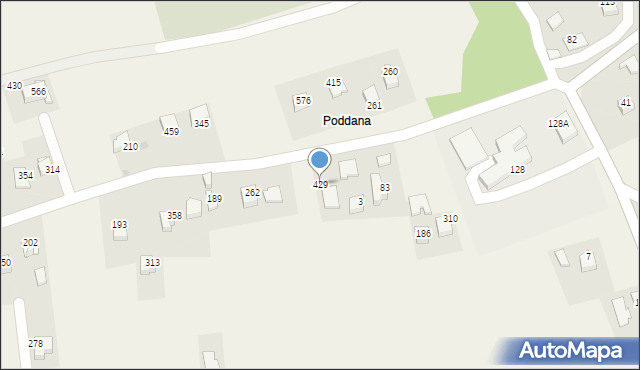 Bodzanów, Bodzanów, 429, mapa Bodzanów