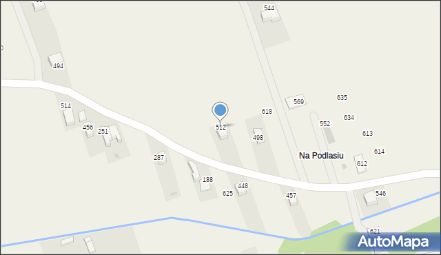 Bodzanów, Bodzanów, 512, mapa Bodzanów