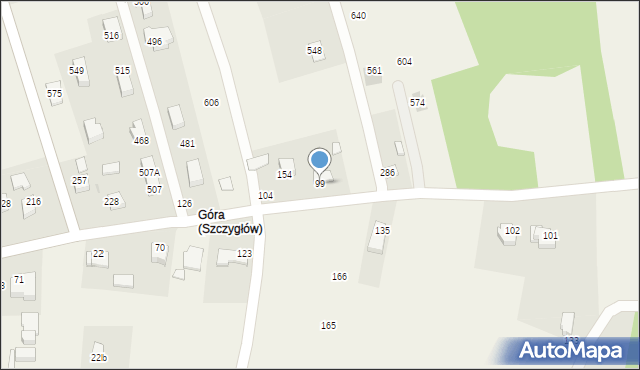 Bodzanów, Bodzanów, 99, mapa Bodzanów