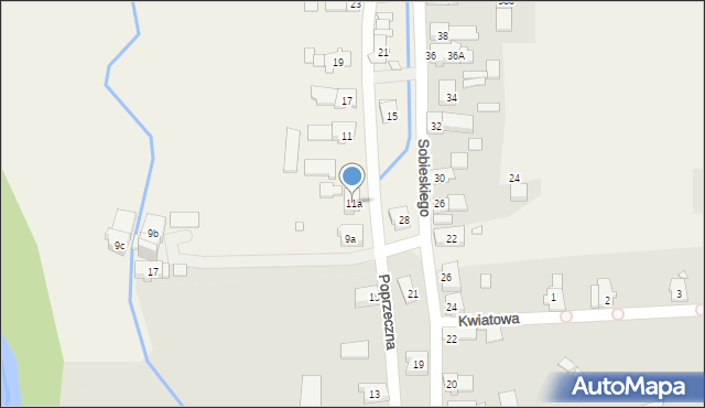 Bodzanów, Bodzanów, 11a, mapa Bodzanów