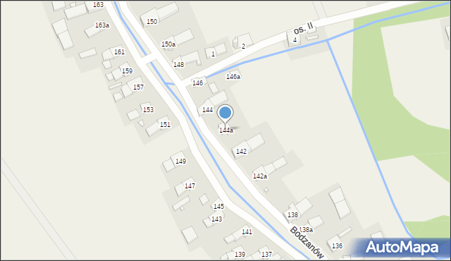 Bodzanów, Bodzanów, 144a, mapa Bodzanów