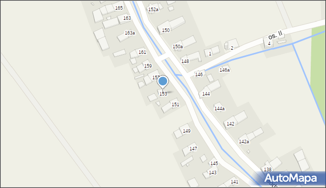 Bodzanów, Bodzanów, 153, mapa Bodzanów