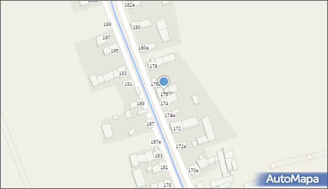 Bodzanów, Bodzanów, 176, mapa Bodzanów