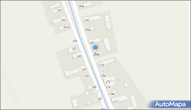 Bodzanów, Bodzanów, 180a, mapa Bodzanów