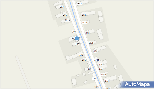 Bodzanów, Bodzanów, 195, mapa Bodzanów