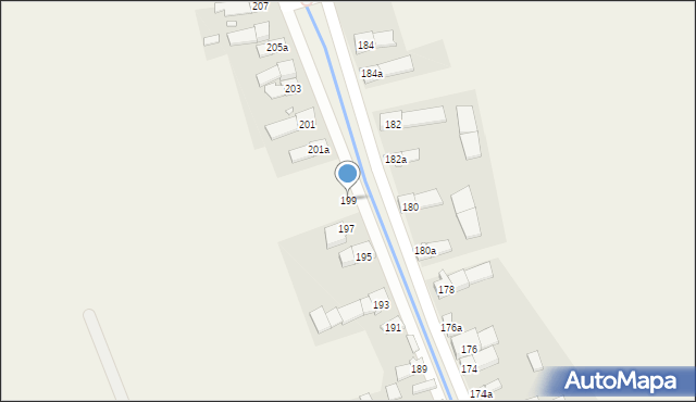 Bodzanów, Bodzanów, 199, mapa Bodzanów