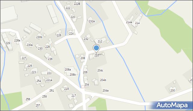 Bodzanów, Bodzanów, 210, mapa Bodzanów