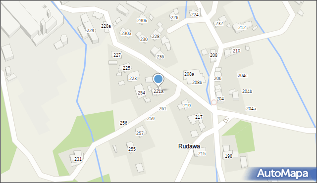 Bodzanów, Bodzanów, 221a, mapa Bodzanów