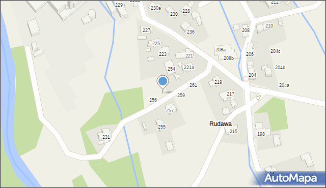 Bodzanów, Bodzanów, 258, mapa Bodzanów