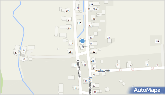 Bodzanów, Bodzanów, 28, mapa Bodzanów