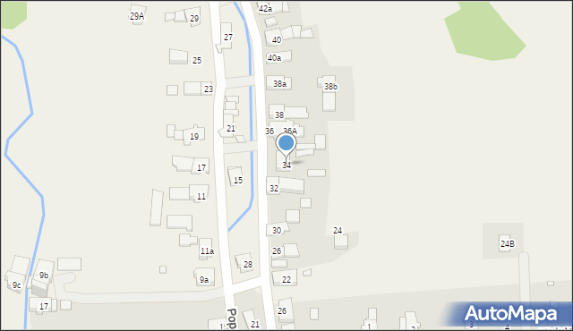 Bodzanów, Bodzanów, 34, mapa Bodzanów