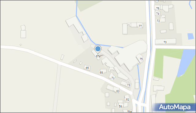 Bodzanów, Bodzanów, 67a, mapa Bodzanów