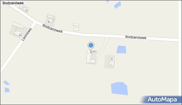 Bodzanówek, Bodzanówek, 6, mapa Bodzanówek