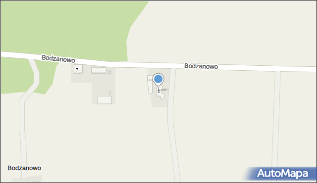 Bodzanowo, Bodzanowo, 6, mapa Bodzanowo