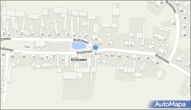 Bodzewo, Bodzewo, 77, mapa Bodzewo