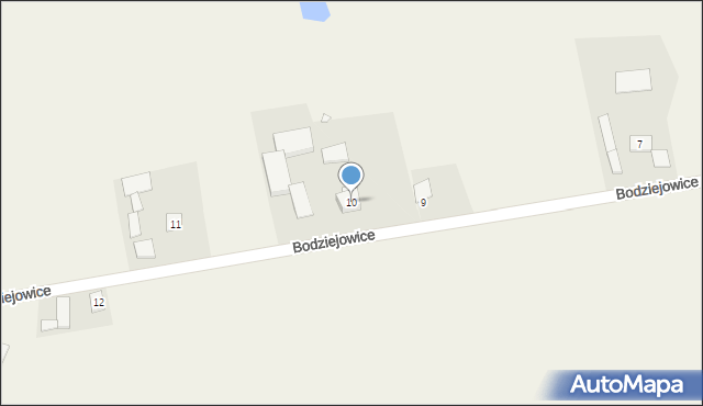 Bodziejowice, Bodziejowice, 10, mapa Bodziejowice